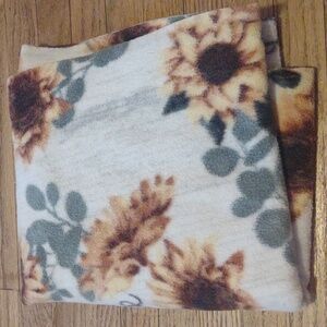 Sunflower blanket texture fabric